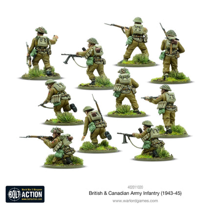 British & Canadian Army Infantry (1943 - 45) - Infanterie - Warlord Games - 402011020