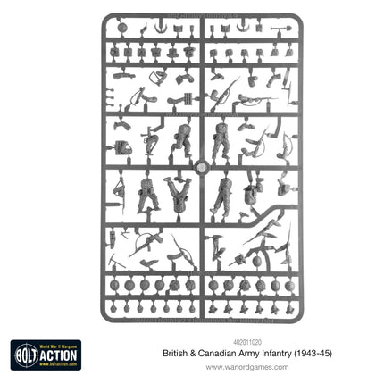 British & Canadian Army Infantry (1943 - 45) - Infanterie - Warlord Games - 402011020