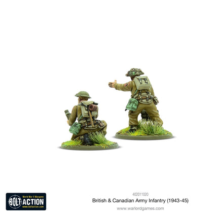 British & Canadian Army Infantry (1943 - 45) - Infanterie - Warlord Games - 402011020