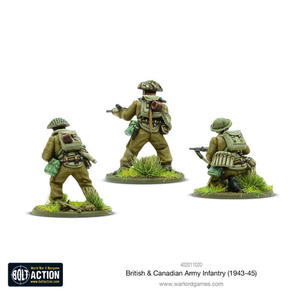 British & Canadian Army Infantry (1943 - 45) - Infanterie - Warlord Games - 402011020