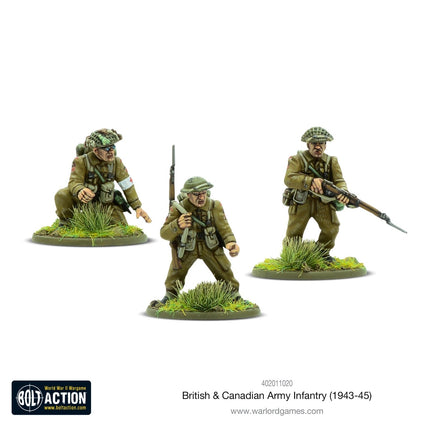 British & Canadian Army Infantry (1943 - 45) - Infanterie - Warlord Games - 402011020