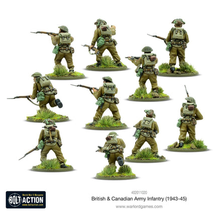 British & Canadian Army Infantry (1943 - 45) - Infanterie - Warlord Games - 402011020