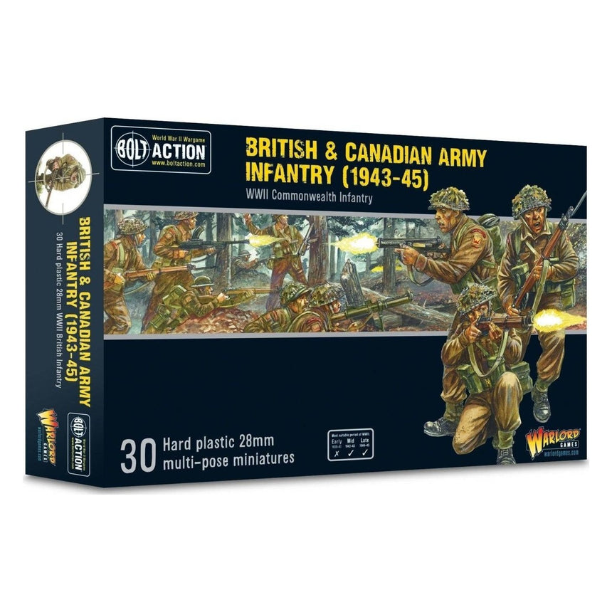 British & Canadian Army Infantry (1943 - 45) - Infanterie - Warlord Games - 402011020