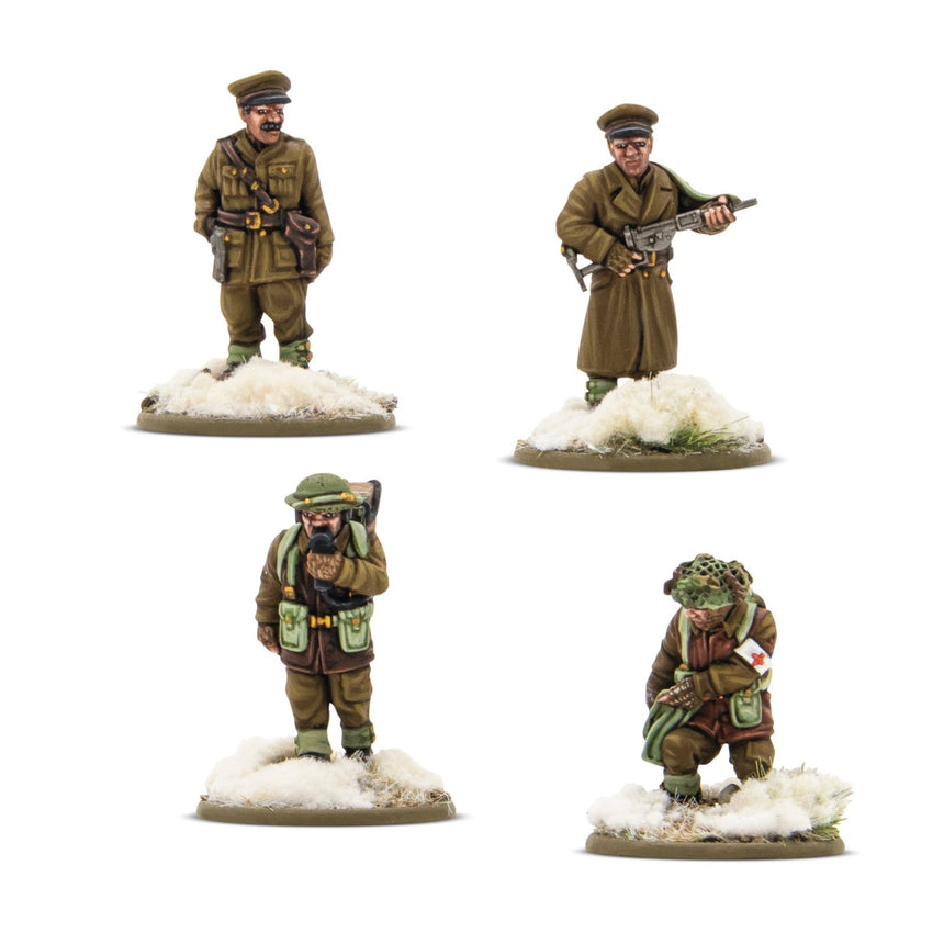 British & Canadian Infantry (Winter) HQ - Infanterie - Warlord Games - 403201005