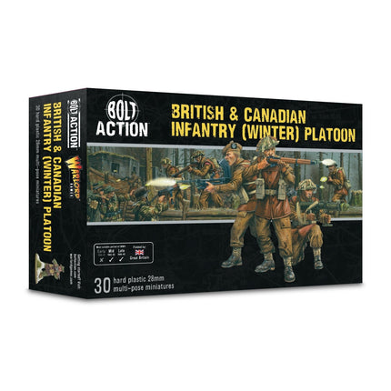 British & Canadian Infantry (Winter) Platoon - Infanterie - Warlord Games - 402011027