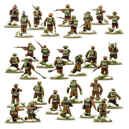 British & Canadian Infantry (Winter) Platoon - Infanterie - Warlord Games - 402011027