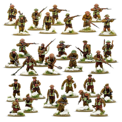 British & Canadian Infantry (Winter) Platoon - Infanterie - Warlord Games - 402011027