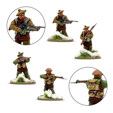 British & Canadian Infantry (Winter) Platoon - Infanterie - Warlord Games - 402011027