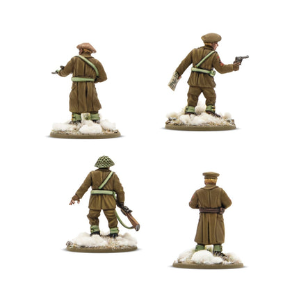British & Canadian Infantry (Winter) Platoon Commanders - Infanterie - Warlord Games - 403201004