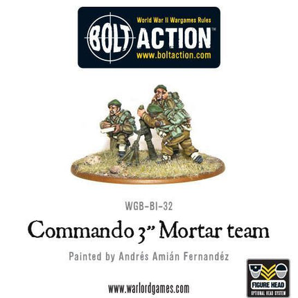 British Commando 3" Mortar Team