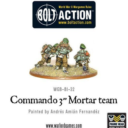 British Commando 3" Mortar Team
