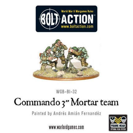 British Commando 3" Mortar Team