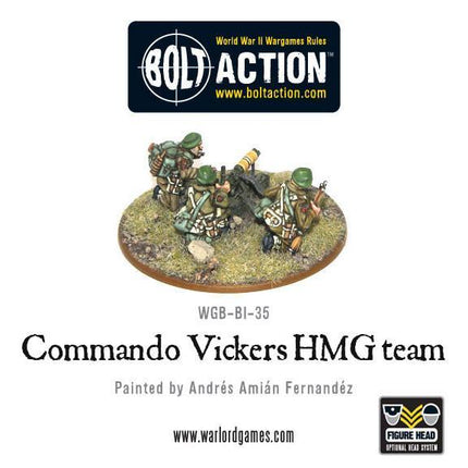 British Commando Vickers MMG Team