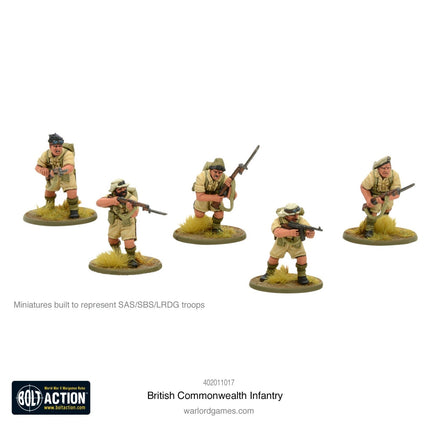 British Commonwealth Infantry - Infanterie - Warlord Games - 402011017
