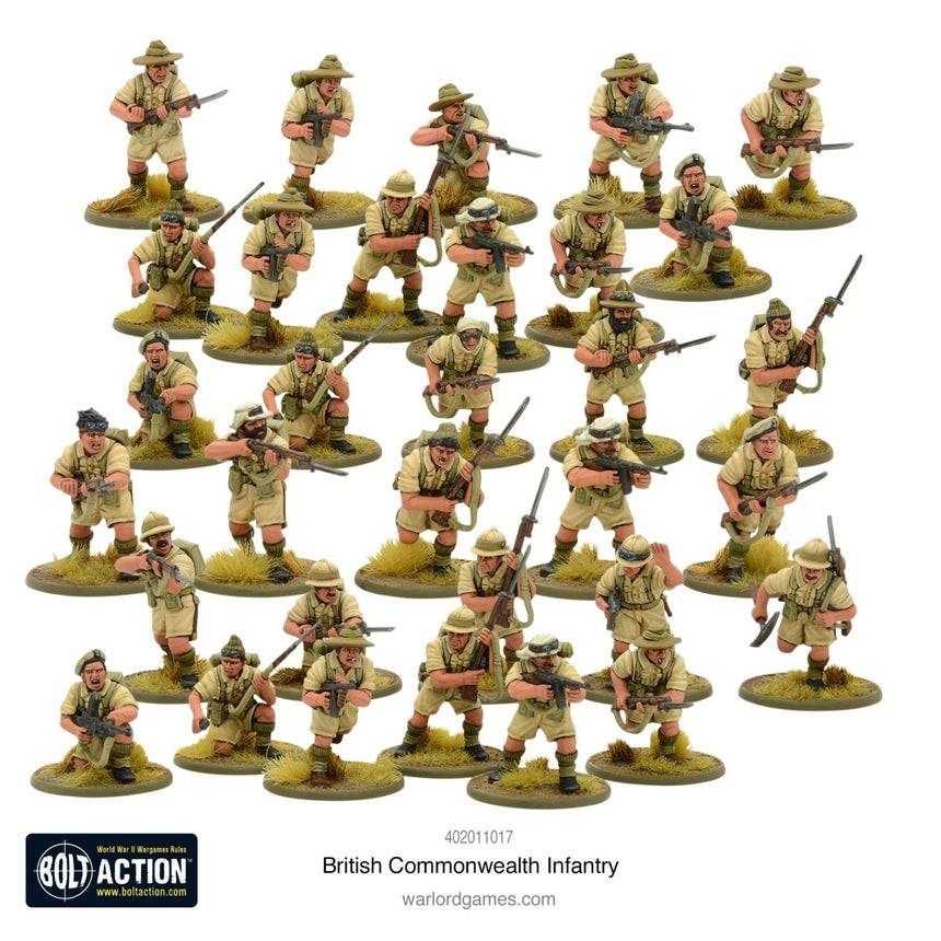 British Commonwealth Infantry - Infanterie - Warlord Games - 402011017