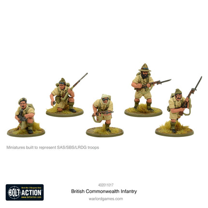 British Commonwealth Infantry - Infanterie - Warlord Games - 402011017