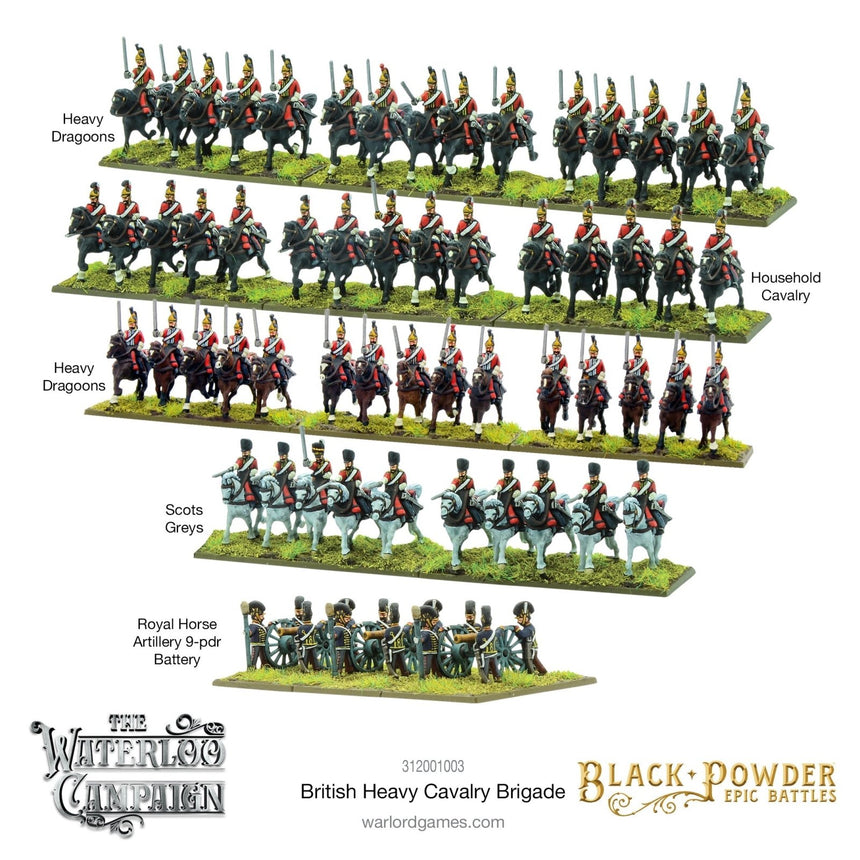 British Heavy Cavalry Brigade - Kavallerie - Warlord Games - 312001003