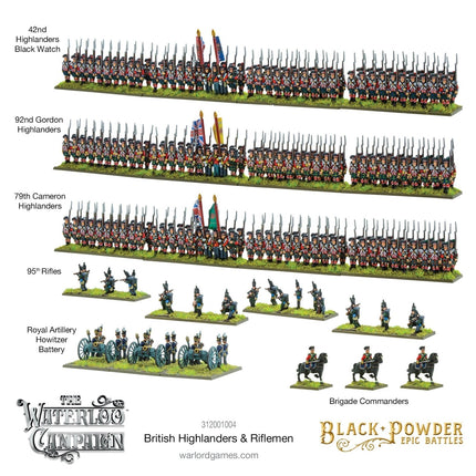 British Highlanders & Riflemen - Infanterie - Warlord Games - 312001004