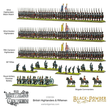 British Highlanders & Riflemen - Infanterie - Warlord Games - 312001004