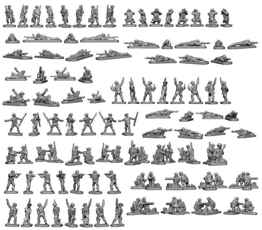 British Infantry and Heavy Weapons 12mm - Infanterie - Victrix - VG12014