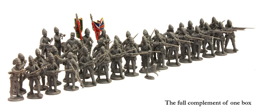 British Infantry in Afghanistan and Sudan 1877-85 - Inhalt einer Packung - Perry Miniatures - PM-VLW01