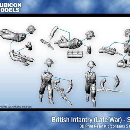 British Infantry (Late War) - Set 2