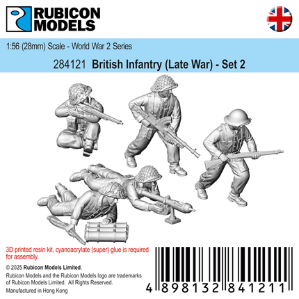 British Infantry (Late War) - Set 2