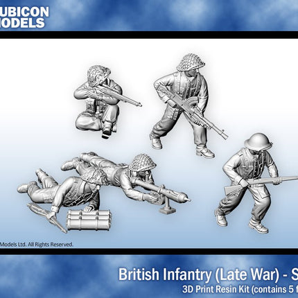 British Infantry (Late War) - Set 2