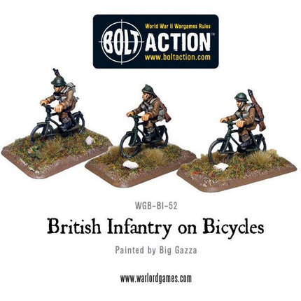 British Infantry on bicycles