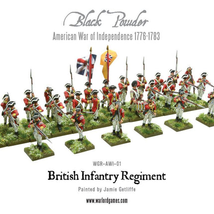 British Infantry Regiment - Infanterie - Warlord Games - WGR-AWI-01