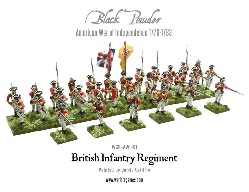 British Infantry Regiment - Infanterie - Warlord Games - WGR-AWI-01