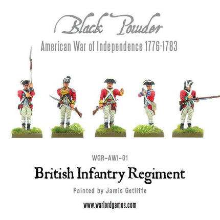 British Infantry Regiment - Infanterie - Warlord Games - WGR-AWI-01