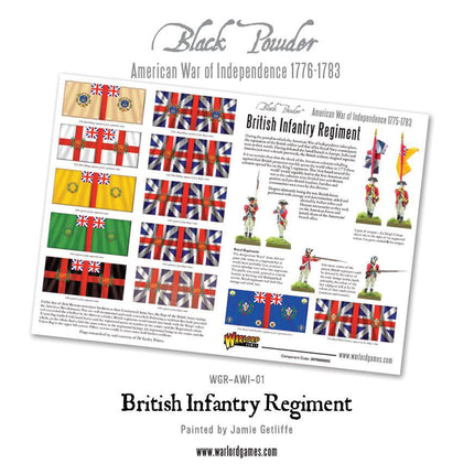 British Infantry Regiment - Infanterie - Warlord Games - WGR-AWI-01