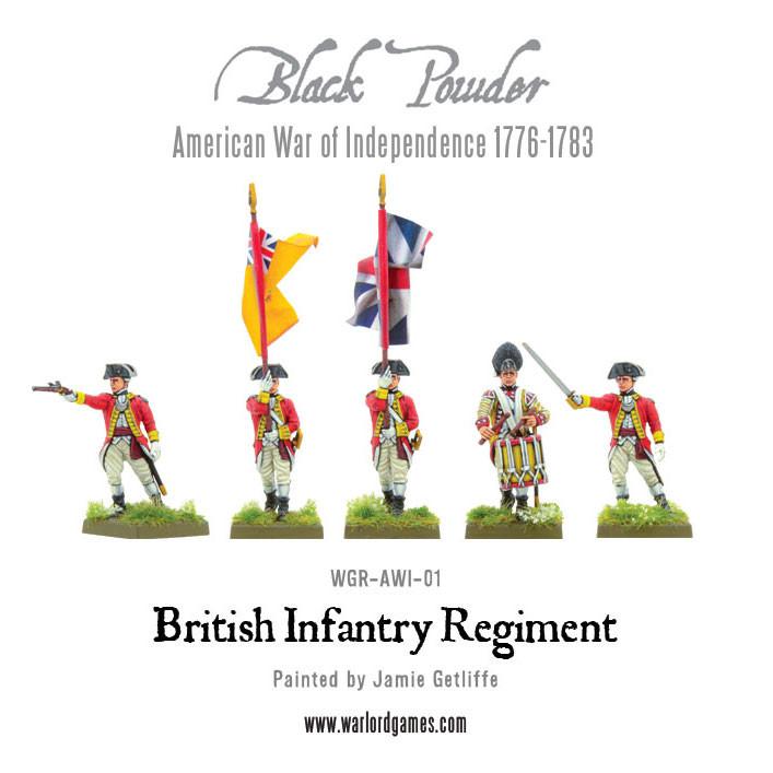 British Infantry Regiment - Infanterie - Warlord Games - WGR-AWI-01
