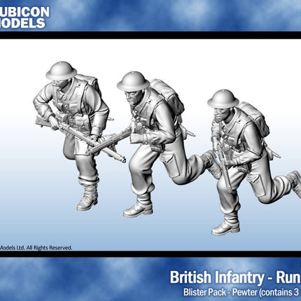 British Infantry Running