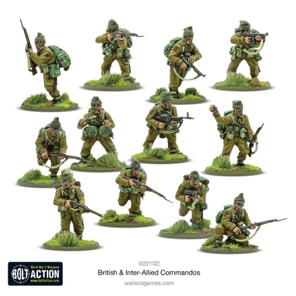 British & Inter - Allied Commandos - Infanterie - Warlord Games - 402011022