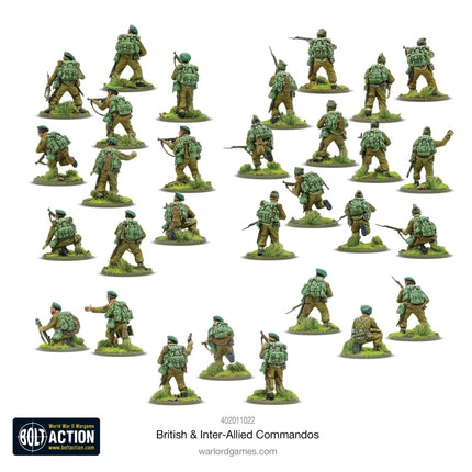 British & Inter - Allied Commandos - Infanterie - Warlord Games - 402011022