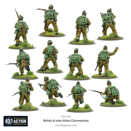 British & Inter - Allied Commandos - Infanterie - Warlord Games - 402011022