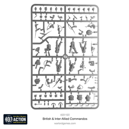 British & Inter - Allied Commandos - Infanterie - Warlord Games - 402011022