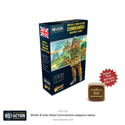 British & Inter - Allied Commandos Weapons Teams - Infanterie - Warlord Games - 402211205