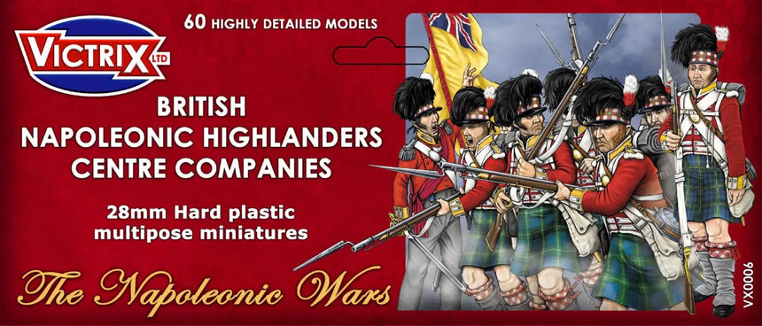 British Napoleonic Highlander Centre Companies - Infanterie - Victrix - VX0006