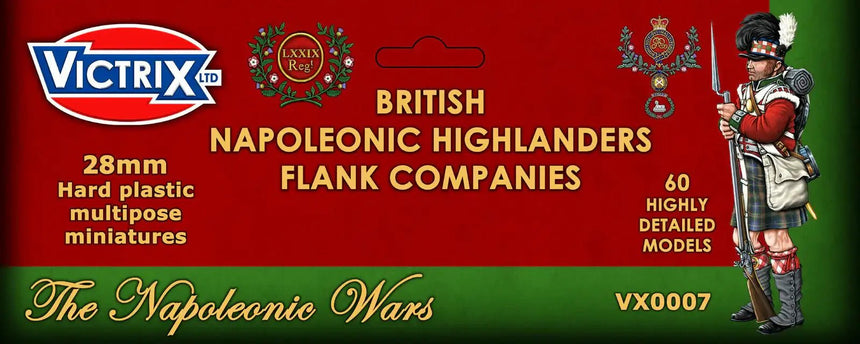 British Napoleonic Highlander Flank Companies - Infanterie - Victrix - VX0007