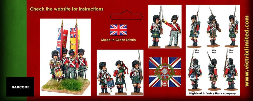 British Napoleonic Highlander Flank Companies - Infanterie - Victrix - VX0007