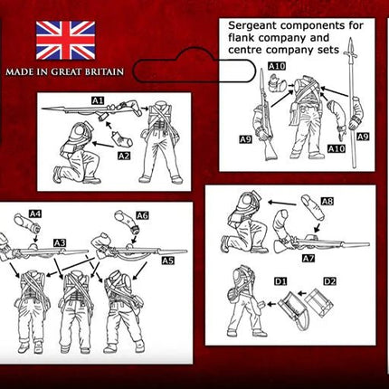 British Peninsular Infantry Centre Companies - Infanterie - Victrix - VX0002