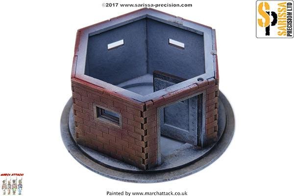 British Pill Box Set - Gelände - Sarissa - N089