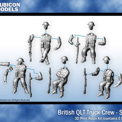 British QLT Truck Passengers Set 1