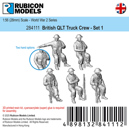 British QLT Truck Passengers Set 1