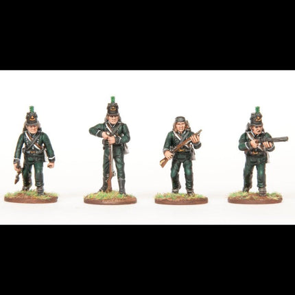 Wargames Atlantic - British Riflemen (32 Figuren, 28mm Plastik)