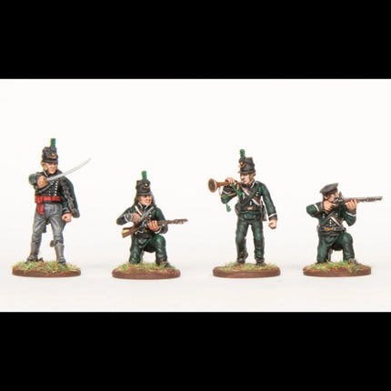 Wargames Atlantic - British Riflemen (32 Figuren, 28mm Plastik)