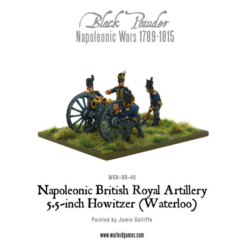 British Royal Artillery 5.5 - inch Howitzer (Waterloo Campaign) - Artillerie - Warlord Games - WGN-BR-46